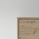 SMARTBett wall unit set with wall bed standard 140x200 vertical+ 2x100 cupboards in different colors Wild oak/ Wild oak