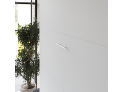 SMARTBett Classic 140x200cm Vertical White | Murphy Bed, Folding Wall Bed, Fold Down Bed, Fold-Away Bed, Foldable Bed,