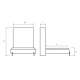 SMARTBett Classic 140x200cm Vertical White | Murphy Bed, Folding Wall Bed, Fold Down Bed, Fold-Away Bed, Foldable Bed,