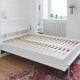 SMARTBett Classic 140x200cm Vertical White | Murphy Bed, Folding Wall Bed, Fold Down Bed, Fold-Away Bed, Foldable Bed,