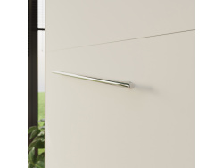SMARTBett Murphy Bed Standard Comfort 90x200cm Vertical Concrete/White with Gas Springs