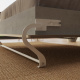 SMARTBett Murphy Bed Standard 120x200cm Vertical Concrete/White Oak with Gas Springs
