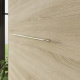 SMARTBett Murphy Bed Standard 120x200cm Vertical Concrete/Oak Sonoma with Gas Springs
