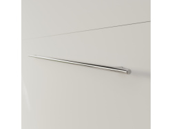 SMARTBett Schrankbett Standard 140x200 Vertikal Beton/Weiss mit Gasdruckfedern