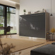 SMARTBett Schrankbett Standard 140x200 Horizontal Beton/Anthrazit mit Gasdruckfedern