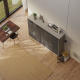 SMARTBett Schrankbett Standard 140x200 Horizontal Beton/Anthrazit Hochglanz mit Gasdruckfedern