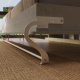 Aktion Neu!!! SMARTBett Schrankbett Standard Komfort 140x200 Horizontal Beton/Beton mit Gasdruckfedern