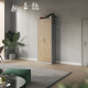 SMARTBett cabinet wardrobe filing cabinet 80cm 2 doors concrete / wild oak
