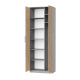 Armario SMARTBett armario archivador 80cm 2 puertas hormigón / roble salvaje
