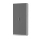SMARTBett cabinet wardrobe filing cabinet 100cm 2 doors Concrete/Anhracite