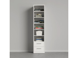 AKTION! NEU!!! SMARTBett Schrank Kleiderschrank 1-türig zum 160-Schrankbett in Weiß
