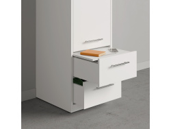 AKTION! NEU!!! SMARTBett Schrank Kleiderschrank 1-türig zum 160-Schrankbett in Weiß