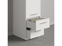 AKTION! NEU!!! SMARTBett Schrank Kleiderschrank 1-türig zum 160-Schrankbett in Weiß