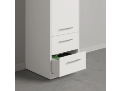 AKTION! NEU!!! SMARTBett Schrank Kleiderschrank 1-türig zum 160-Schrankbett in Weiß