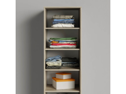SMARTBett cabinet wardrobe 50cm for 160 cabinet bed in oak Sonoma/ concrete