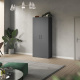 SMARTBETT WARDROBE 100 CM anthracite to the 160 wall bed standard