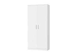 SMARTBett wardrobe wardrobe 2 doors for the 160 wall bed in white