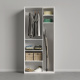 AKTION! NEU!!! SMARTBett Schrank Kleiderschrank 2-türig Tiefe 55  cm  Weiß