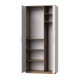 SMARTBett wardrobe wardrobe 2 doors for the 160 wall bed in wild oak/white high gloss