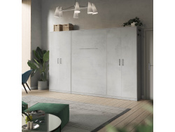 SMARTBett Wohnwand Set mit Schrankbett Standard 140x200...