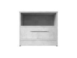 Bedside table  Standard with a drawer Concrete