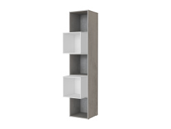SMARTBett Regal + 2 Würfel in verschiedenen Farben Regal Beton + 2 Würfel Weiss