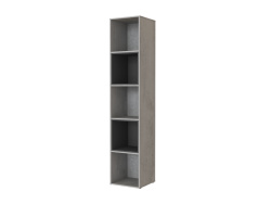 SMARTBett shelf + 2 cubes in different colors - Shelf Concrete + 2 Cubes Anthracite
