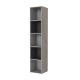 SMARTBett shelf + 2 cubes in different colors - Shelf Concrete + 2 Cubes Anthracite
