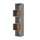 SMARTBett shelf + 2 cubes in different colors - Shelf Concrete + 2 Cubes Wild Oak
