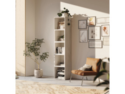 SMARTBett shelf + 3 cubes in different colors - Shelf Concrete + 3 Cubes White