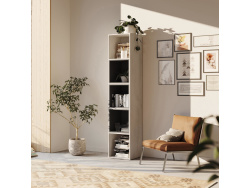 SMARTBett shelf + 3 cubes in different colors - Shelf Concrete + 3 Cubes Anthracite