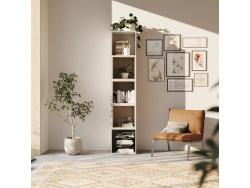SMARTBett shelf + 3 cubes in different colors - Shelf Concrete + 3 Cubes Concrete