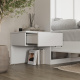 SMARTBett Set 160-Schrankbett Horizontal CLASSIC mit 2 Nachtkonsolen