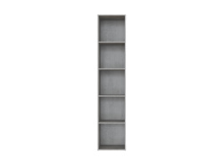 SMARTBett Shelf + 1 door in different colors - Shelf Concrete + 1 Door Anthracite