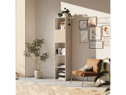 SMARTBett Shelf + 1 door in different colors - Shelf Concrete + 1 Door Wild Oak