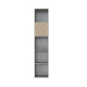 SMARTBett Shelf + 1 door in different colors - Shelf Concrete + 1 Door Wild Oak