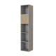 SMARTBett Shelf + 1 door in different colors - Shelf Concrete + 1 Door Wild Oak
