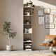 SMARTBett Shelf + 1 door in different colors - Shelf Concrete + 1 Door Wild Oak