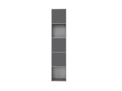 SMARTBett Shelf + 3 doors in different colors - Shelf Concrete + 3 Doors Anthracite