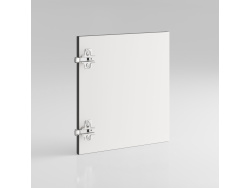 SMARTBett Shelf + 3 doors in different colors - Shelf Concrete + 3 Doors Anthracite