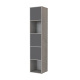 SMARTBett Shelf + 3 doors in different colors - Shelf Concrete + 3 Doors Anthracite