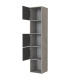 SMARTBett Shelf + 3 doors in different colors - Shelf Concrete + 3 Doors Anthracite