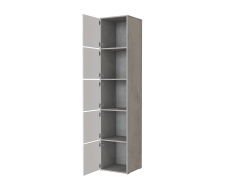 SMARTBett Regal + 5 Türen in verschiedenen Farben Regal Beton + 5 Türen Weiss