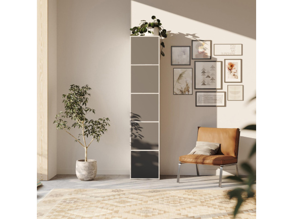 SMARTBett shelf + 5 doors in different colors