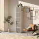 SMARTBett Shelf + 5 doors in different colors - Shelf Concrete + 5 Doors Anthracite