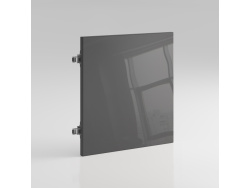 SMARTBett Shelf + 5 doors in different colors - Shelf Concrete + 5 Doors Anthracite High Gloss
