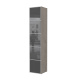 SMARTBett Shelf + 5 doors in different colors - Shelf Concrete + 5 Doors Anthracite High Gloss
