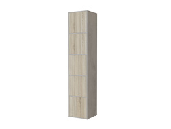 SMARTBett Regal + 5 Türen in verschiedenen Farben Regal Beton + 5 Türen Eiche Sonoma