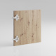 SMARTBett Shelf + 5 doors in different colors - Shelf Concrete + 5 Doors Wild Oak