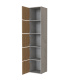 SMARTBett Shelf + 5 doors in different colors - Shelf Concrete + 5 Doors Wild Oak